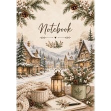 Liamir Studio Notebook, A5 Kareli Not Defteri 50 Yaprak, 100 Sayfa, Laminasyon Kapak / Tel Spiral