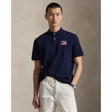 Ralph Lauren Klasik Kesim Bayrak Desenli Polo Tişört