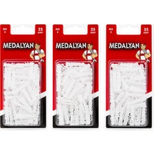 Go İthalat 420 Adet No-6 Dübel Beyaz - Plastik 12X35PCS (5263)