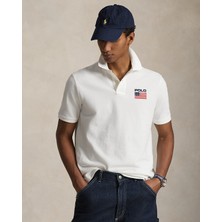 Ralph Lauren Klasik Kesim Bayrak Desenli Polo Tişört