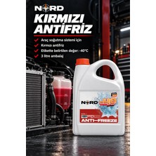 Nord Kırmızı Antifriz -40°c 3 L