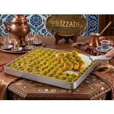 Filizzade 1 Tepsi Saray Sarması Tatlı Cevizli Metal Tepsi Hediyesi Ile