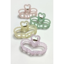 Meks Kalp Renkli Mandal Toka 9 cm