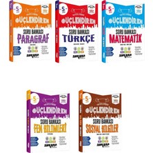 Ankara Yayıncılık 5. Sınıf Paragraf Türkçe Matematik Fen Sosyal Dinkültürü Soru Bankası 5 Kitap
