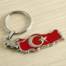 Meks Ay Yıldız Metal Anahtarlık