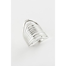 Meks Oval Metal Yüzük