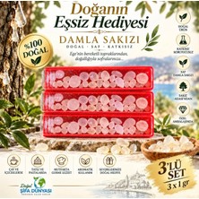 Doğal Şifa Dünyası Damla Sakızı 1gr x 3 Adet 3 gr Orijinal Sakız Adalarından %100 Damla Sakızı