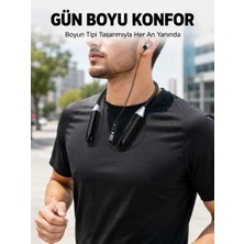 MidasTech Boyun Tipi Bluetooth Kulaklık Kablosuz Mikrofonlu Uzun Kullanım Süreli Müzik ve Telefon Görüş