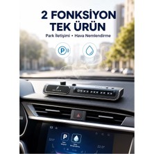 MidasTech LED Işıklı Araç Ön Cam Telefon Numarası Gösterme Aparatı + 3 Seviyeli Hava Nemlendirici Yeni