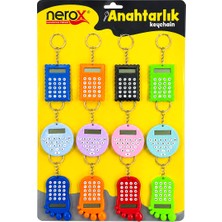 Go İthalat 12 Adet Hesap Mak. Anahtarlık Renkli Plastik NRX-4089 (5250)