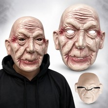 Go İthalat Korkunç Yaşlı Adam Gerçekçi Ihtiyar Maske (784)