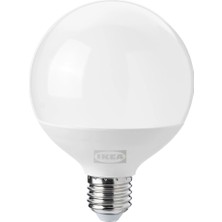 Ikea Solhetta LED Ampul E27 , Küre Opal Beyaz, 1521 Lm, Reostalı