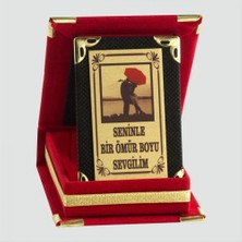 Pileli Store Seninle Bir Ömür Boyu Sevgilim Plaketi