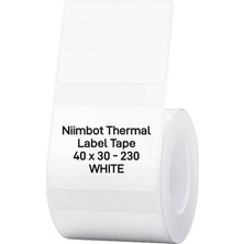 Nevamel® Nıımbot T40 Etiket 40MM x 30MM 230 Adet Beyaz  (B1B21SB3S)(1923)