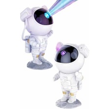 Emt Pazarlama® Astronot Şeklinde Bluetooth Hoparlör Gökyüzü Kumandalı Aydınlatma Lamba