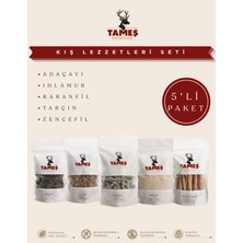 Tameş Baharatları Kış Lezzetleri Seti - 5'li Paket (Adaçayı-Ihlamur-Karanfil-Tarçın-Zencefil)