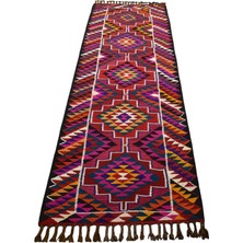 Kilim Antik El Dokuma Herki Yolluk Yün Kilim 1764 - Yeni - Çok Renkli