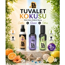 Tuvalet Öncesi Kötü Koku Giderici Sprey, Uzun Ömürlü Banyo ve Tuvalet Kokusu, Kötü Koku Giderici 150 ml 3'lü Set