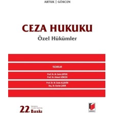 Adalet Yayınevi Ceza Hukuku Özel Hükümler