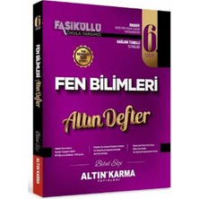 Altın Karma Yayınları 6. Sınıf Fen Bilimleri Altın Defter