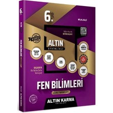 Altın Karma Yayınları 6. Sınıf Fen Bilimleri Altın Etkinlikli Kazanım Soru Bankası