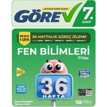Nitelik Yayınları 7. Sınıf Görev Fen Bilimleri 36 Haftalık Süreç Izleme Kitabı