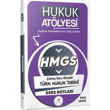 Dizgi Kitabevi 2026 Hukuk Atölyesi Hmgs Hukuk Mesleklerine Giriş Sınavı Çıkmış Soru Örnekli Türk Hukuk Tarihi Ders Notları