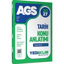 Yediiklim Yayınları 2027 Meb Ags Tarih Konu Anlatımı