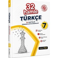 Startfen Yayınları 7. Sınıf Türkçe 32 Hamle Kazanım Denemeleri