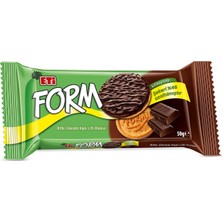 TeknoKapsül Eti Form Bitter Çikolata Kaplı Lifli Bisküvi 50 G x 24 Adet