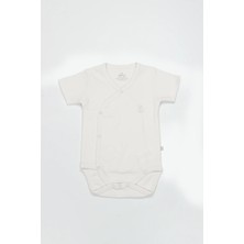 Bistyle Organik Natural Basic Style Kruvaze Yarım Kol Body BS17101 Ekru