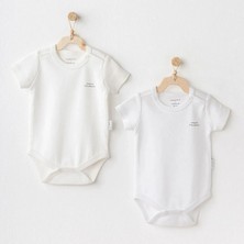 Andywawa AC25211 Short Sleeve 2'li Basic Body Ekru