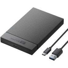 Store 2,5 Inç SSD Muhafaza Usb'den Usb-C'ye Siyah