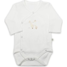 Bistyle Kruvaze Body Uzun Kol Welcome Baby Duck 17108 Sarı