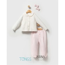 Tongs Baby Tongs Üçlü Takım 8186 Pembe
