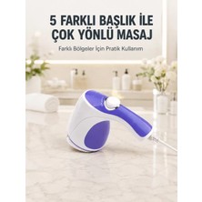 Midas Toptan Home Elektrikli Masaj Aleti 5 Başlıklı Güçlü Titreşimli Selülit Karşıtı Vücut Masaj Cihazı