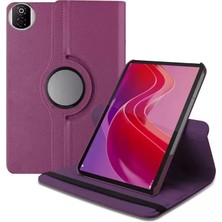 Newface Huawei Honor Pad X7 360 Tablet Deri Kılıf - Mor