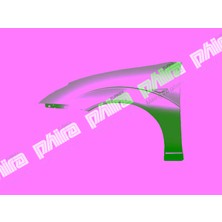 Oran 455011 Çamurluk Ön Sol Sinyal Delikli Sac Ford Focus 1998-2005 XS4116016CG XS4116016AU-1350732-1147633