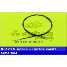 Ayhan A7775 Motor Kaput Açma Teli Fiat Doblo I-Iı 46828291