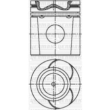 Yenmak 31-04938-000 Piston+Segman Q135.03MM (Std)-Renault Truck-Midr 0635.40 L1 -Midr 0635.40 J1