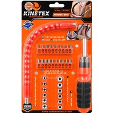 Varsoph 43PCS Silikon Sap Akrobat Uzatmalı Tornavida Bits Seti Manyetik Uç Tutucu KTX-3451 (5468)