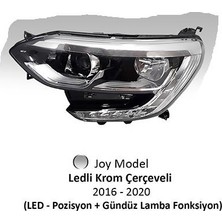Far Sol Renault Megane 4 2016-2020 Joy Model Manuel Ayar Ledli Gündüz Lamba Krom Çerçeve Ayfar 202327