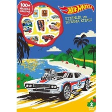 TeknoKapsül Hot Wheels Çok Çıkartmalı Boyama Kitabı