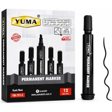 Varsoph 12 Adet Siyah Tahta Kalem Kesik Uç 3mm (5468)