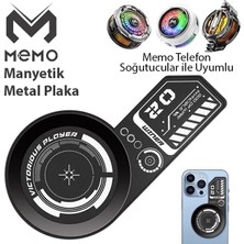 Hace Bazaar Memo VC01 Manyetik Metal Halka - Memo Telefon Soğutucu Manyetik Tüm MODELLER-(5775) -Hcb
