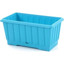 Bin1çeşit Klasik Balkon Çiçek ve Bitki Saksısı No:1 - 4.3 Litre ROYALEKS-S231