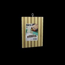 Bin1çeşit Bambu Kesme Tahtası 18X28X1.3 cm (Metal Kulplu)