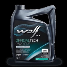Wolfpar 1048795 Wolf Motor Yağı Officialtech 0W20 C6 F 5l