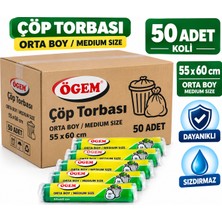 Barışkan Orta Boy Çöp Poşeti 20'li 50 Adet