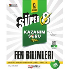 Nitelik Yayınları Nitelik Süper 8. Sınıf Fen Bilimleri Kazanım Soru Kitabı
